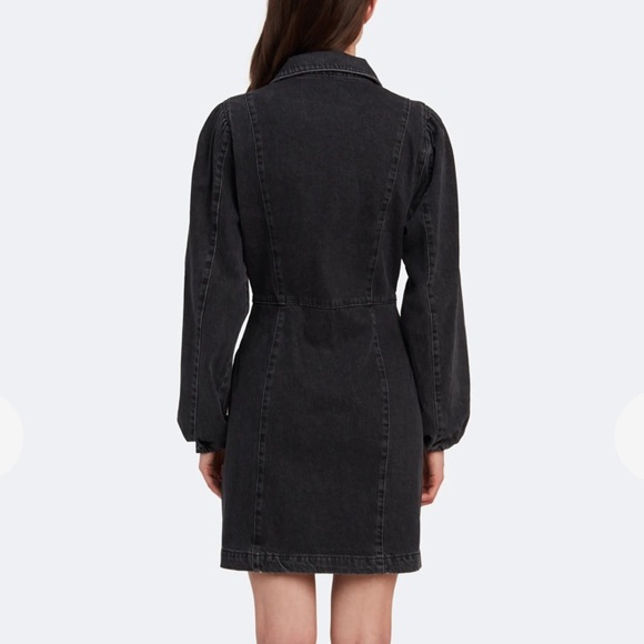 Free People fitted balloon sleeve dress - Picture 3 of 7